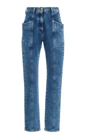 High-Rise Skinny Jeans by Versace | Moda Operandi