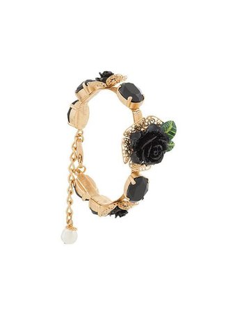 Dolce & Gabbana rose appliqué bracelet