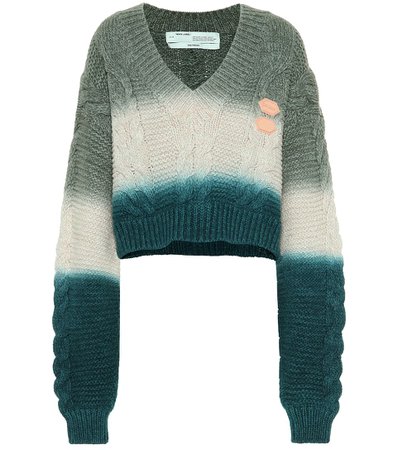 Off-White - Wool and cashmere sweater | Mytheresa