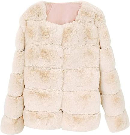 faweijlr Fleece Full Zip Women Jacket Warm Short Plus Sleeve Furry Women Size Coat Outerwear FauxLong Button Front Jacket Women at Amazon Women's Coats Shop