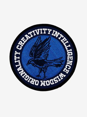 Harry Potter Ravenclaw House Values Circle Patch