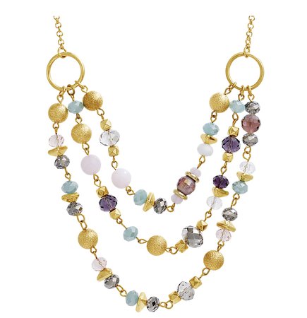 Multi bead necklace