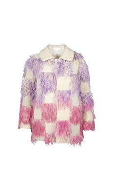 Lirika Matoshi Pink Checker Coat