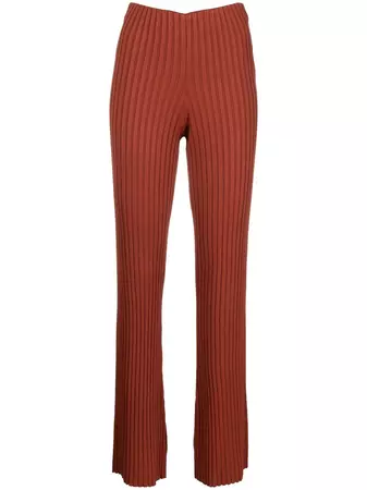 Galvan ribbed-knit Trousers - Farfetch