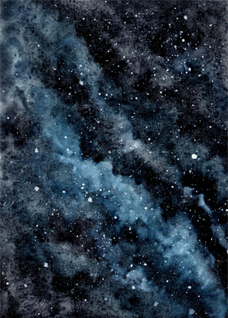 celestial night sky stars background