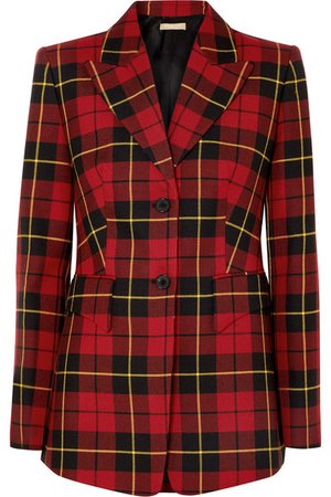 Michael Kors Collection | Tartan wool-twill blazer | NET-A-PORTER.COM