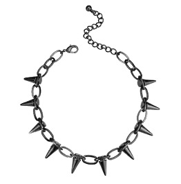 spiked choker necklace