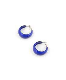 ZENZII Cobalt Hoop Earrings | zulily