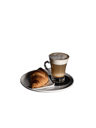 coffee latte drink croissants food