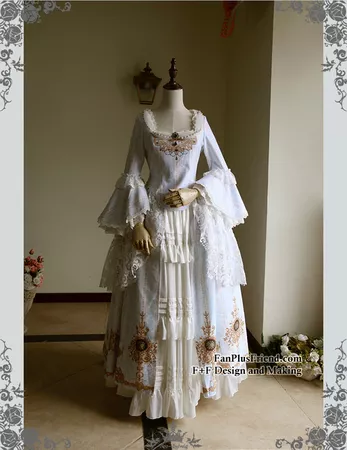 Victorian Dresses 18th Century Masquerade Fancy Dress Handmade Women Costume - Fanplusfriend Costume Store