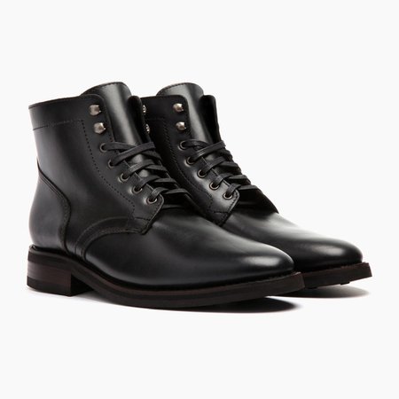 Men's Black President Lace-Up Boot - Thursday Boot Company