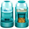 Pet Supplies : Pets Feeder Set Dog Feeder Cats Feeder with Water Dispenser Automatic Gravity Big Capacity Pets Feeder Auto for Small Medium Big Cats Dogs (Blue) : Amazon.com
