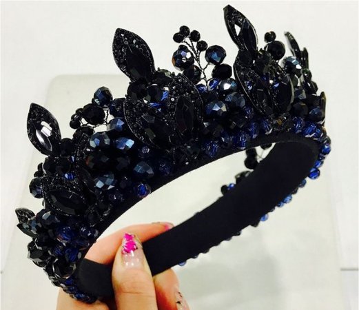 black and blue crown