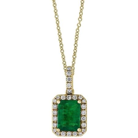green emerald necklace