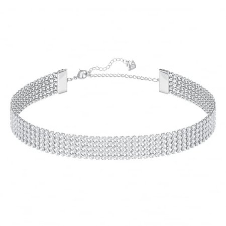 Swarovski Fit Choker Necklace in Silver and Crystal 5299886