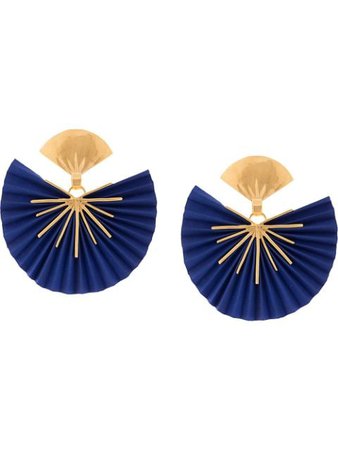 Katerina Makriyianni Star Fan Earrings K10E1BBW Blue | Farfetch