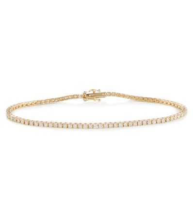 Mateo - 14kt gold tennis bracelet with diamonds | Mytheresa