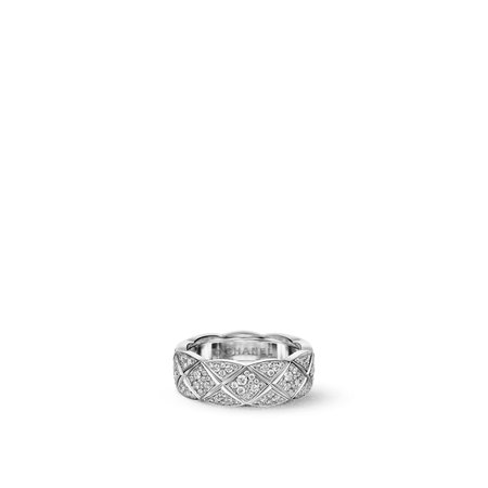 Coco Crush ring in white gold