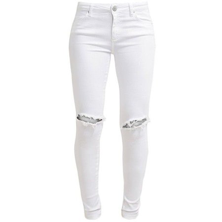 White Ripped Jeans