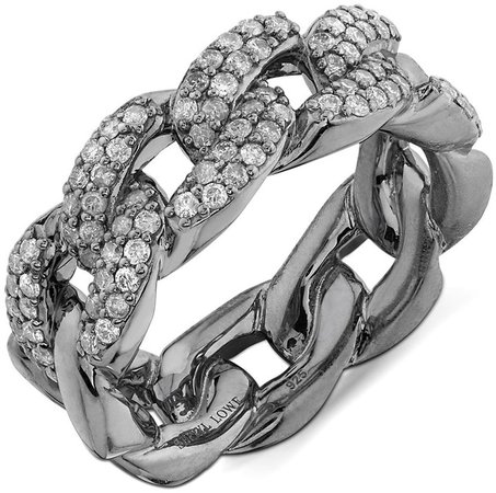 Diamond Curb Link Ring