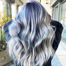 blue and white hair - Google Search
