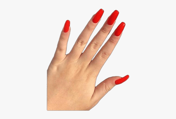 red nail png - Google Search