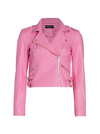 Shop Generation Love Lindsay Vegan Leather Moto Jacket | Saks Fifth Avenue