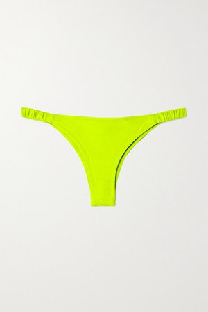 Net Sustain Corossol Neon Bikini Briefs - Chartreuse