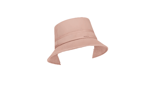 SMALL BRIM DIOR BUCKET HAT Pink cotton