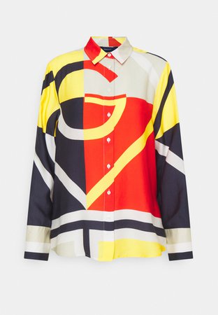 GANT COLORBLOCK ICON - Button-down blouse - multicolor/multi-coloured - Zalando.co.uk