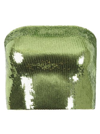X Paula's Ibiza Sequin Bustier Top Aniseed Green | The Webster
