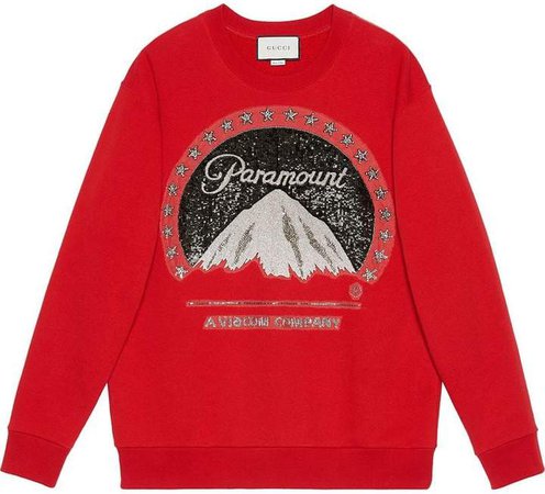 Oversize sweatshirt with Paramount logo
