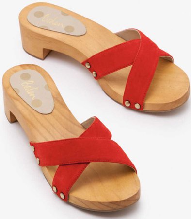 Red Clogs Boden
