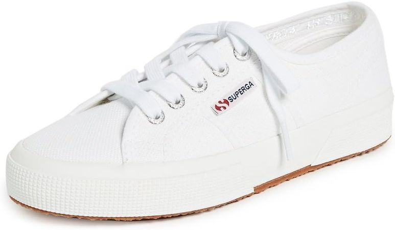 Amazon.com: Superga Unisex 2750 Cotu White Classic Sneaker - 37.5 M EU / 7 B(M) US Women / 5.5 D(M) US Men : Clothing, Shoes & Jewelry