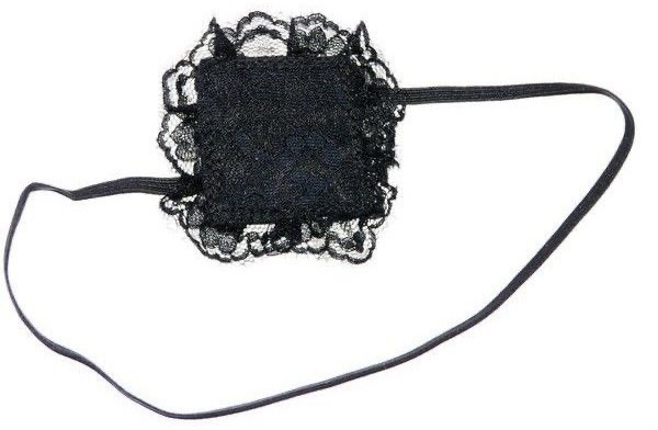 black lace eyepatch
