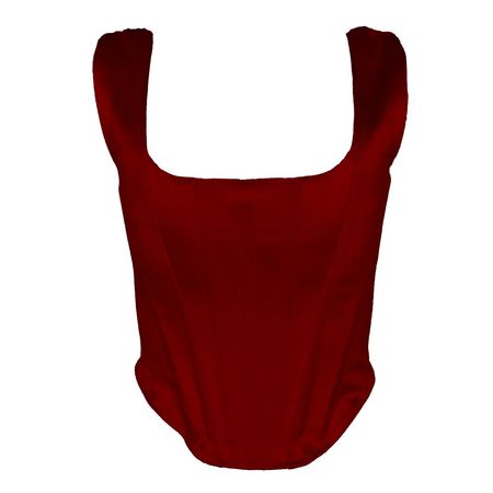 Cherry Red Astrid Corset | CREASE | Wolf & Badger
