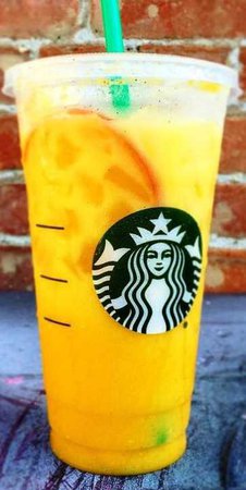 yellow Starbucks drink