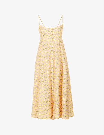 CIAO LUCIA - Deia sleeveless cotton-poplin midi dress | Selfridges.com