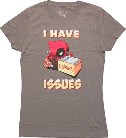 Amazon.com: Marvel Deadpool Has Issues Women's T-Shirt: Clothing
