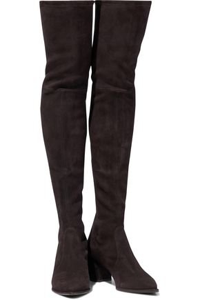 Thighland suede over-the-knee boots | STUART WEITZMAN | Sale up to 70% off | THE OUTNET