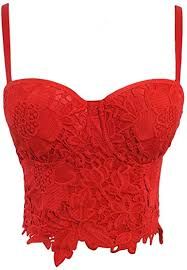 red corset tops - Google Search
