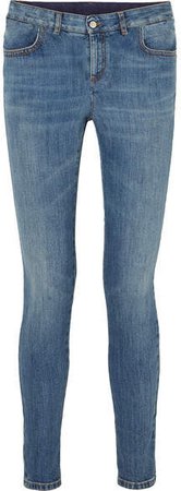 Mid-rise Skinny Jeans - Blue