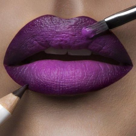 Pinterest ; @ dps1017 ♡ | Violet lipstick, Purple lipstick, Makeup yourself