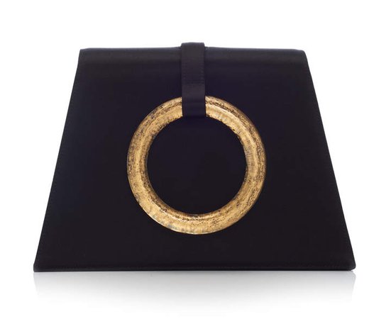 Bangle Satin And Resin Clutch