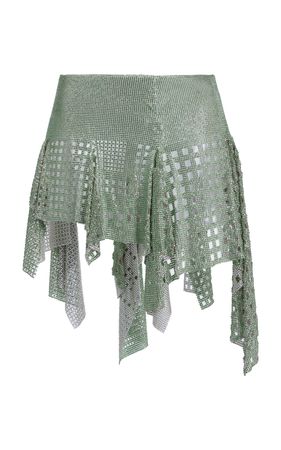 Crystal Mesh Mini Skirt By Ludovic De Saint Sernin | Moda Operandi