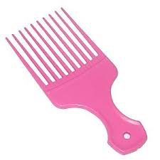 pink afro pick - Google Search