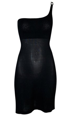 1998 Gucci by Tom Ford Sheer Black Mini Dress