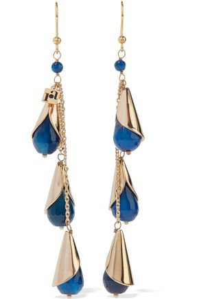 Bellini gold-tone bead earrings | ROSANTICA | Sale up to 70% off | THE OUTNET