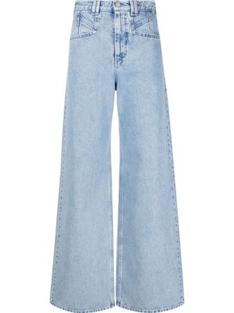 Isabel Marant Lemony wide-leg Denim Jeans