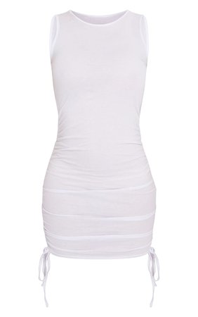 White Sleeveless Bodycon Dress | PrettyLittleThing USA